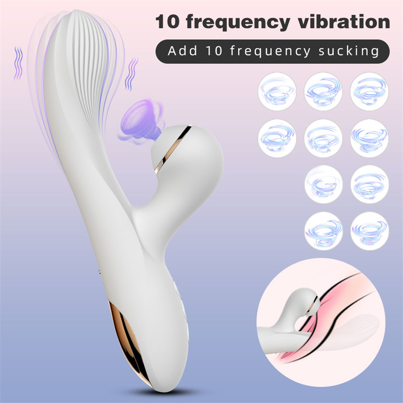 2-in-1 Rabbit Vibrator with Dual Powerful Suction and Vibration Stimulation (6)